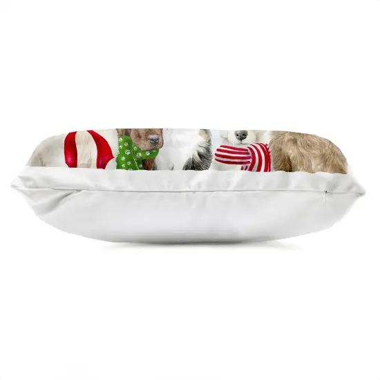 Stupell Industries Happy Howlidays Seasonal Puppies Outdoor Printed Pillow design by Brett Blumenthal, 14 x 7 x 20 {3}