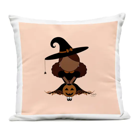Stupell Industries Trick Or Treat Witch Outdoor Pillow, 18 x 7 x 18 {1}
