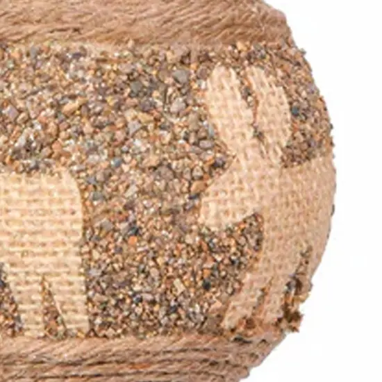 10cm Ball Reindeer Ornament 2 Pcs {4}