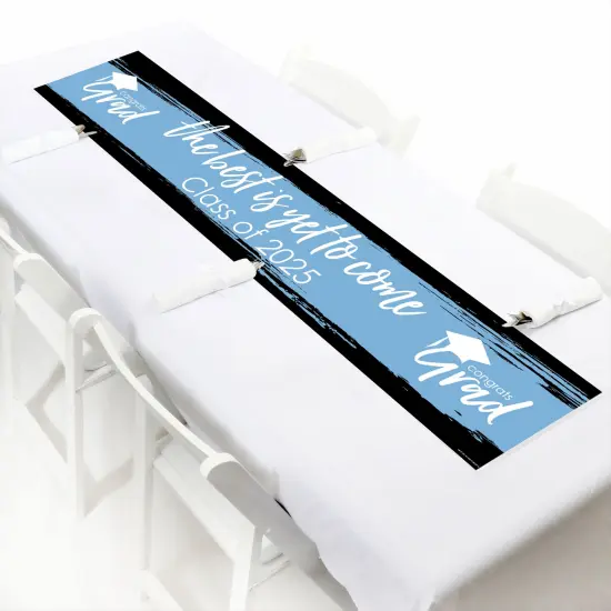 Big Dot of Happiness Light Blue 2025 Graduation Party Decorations Party Banner {7}