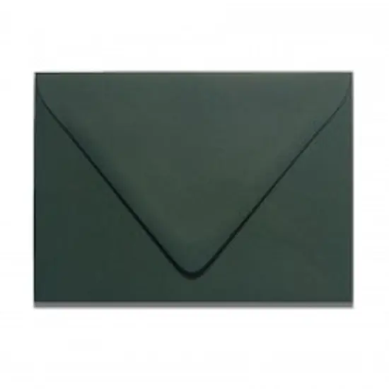 Colorplan RACING GREEN - 91 Lb. / 135 gsm / 8 pts Matte Premium Cardstock Paper Text A2 Euro Flap Envelopes Bulk Pack of 250 {1}
