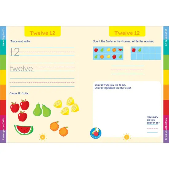 Carson Dellosa Kindergarten Workbook, Phonics, Reading, Math, Social Emotional Learning, Writing Practice, Activity Book Ages 5-6, Classroom or Homeschool Curriculum {2}