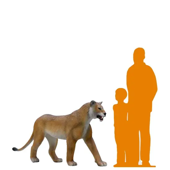 Lioness Walking Life Size Statue {2}