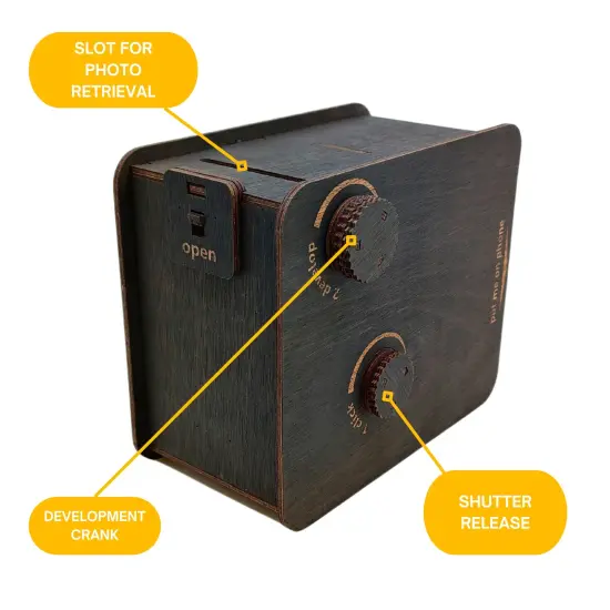 EYE: Vintage Instant Photo Printer for Smartphones | Eco-Friendly, No Battery Needed, Compatible with Instax Mini Film (Not Included) | Portable & Retro Printer for Fun Analog Memories {4}