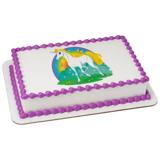 Unicorn Edible Icing Image {1}
