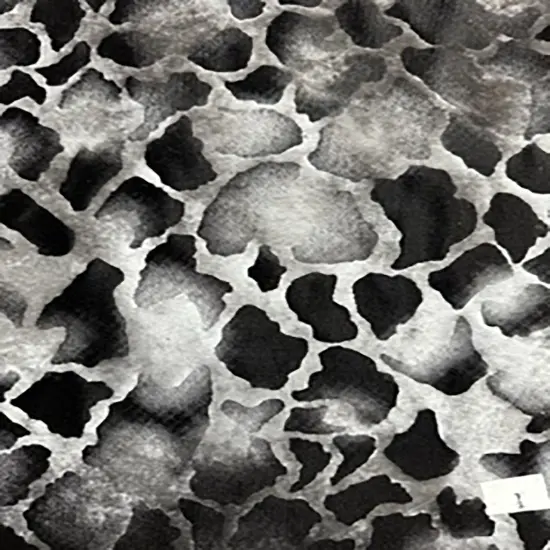 1 Yard Aphetic Cloud Foil Stretch Polyester Spandex Fabric 56" Wide White Fuchsia {2}