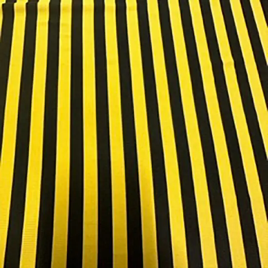 1 Yard Bee Stripes Print Stretch Polyester Spandex Fabric for Costumes Swimwear Leggings 58/60&Prime; Width {1}