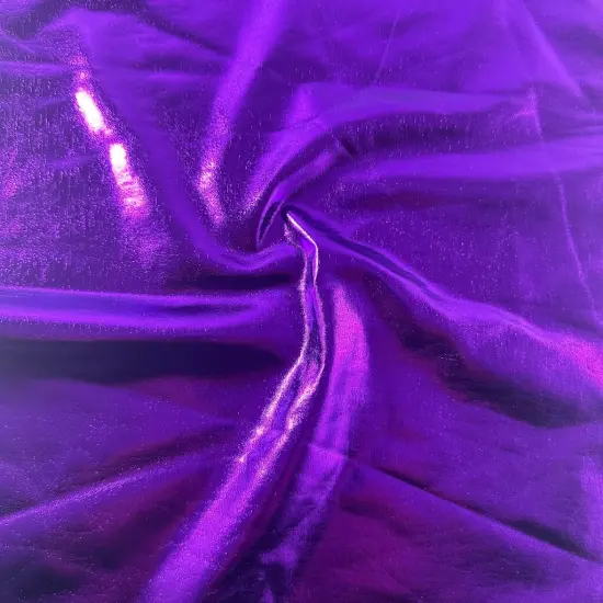 1 Yard Stretch Foil Polyester Spandex Fabric for Dancewear Cosplay Costumes Apparel 58/60" Width Gold {7}
