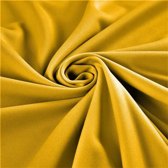 1 Yard Crepe Stretch Scuba Techno Knit Fabric for Head Wraps Costumes Sewing Projects Dark Yellow {1}