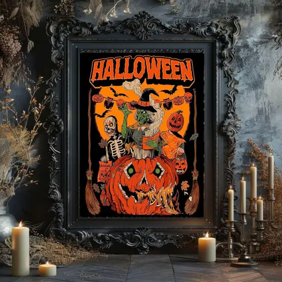 Halloween Paint by Numbers - 16x20 inch (MT21556) {3}