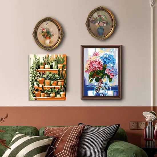 Flowers Acrylic Paint by Numbers {2}