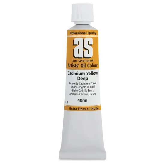 Art Spectrum Artists' Oil Paint - Cadmium Yellow Deep, 40 ml {1}