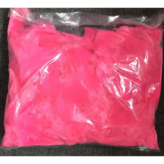 Kitcheniva 1 Ounce Bag Fluffy Bright Pink Marabou Feathers Costume Crafts {4}