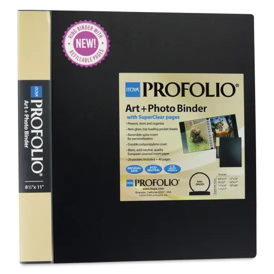 Itoya Art + Photo Binder - 8-1/2" x 11", 20 Pages {1}