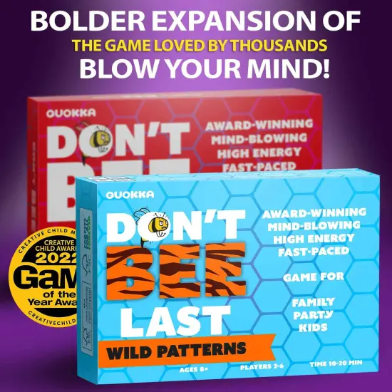 Don&rsquo;t BEE Last Wild Patterns| Family Board Game for Kids {2}