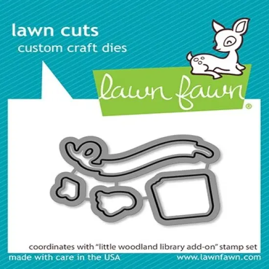 Lawn Cuts Custom Craft Die-Little Woodland Library Add-On {1}