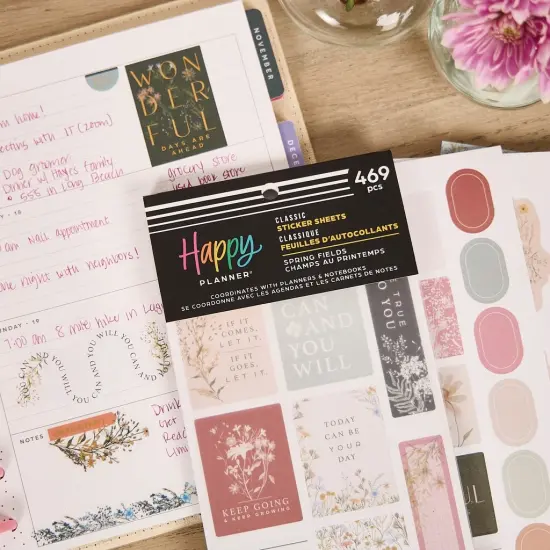 Happy Planner Sticker Value Pack 30/Sheets-Spring Fields {5}