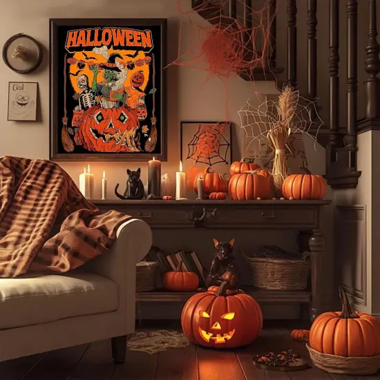 Halloween Paint by Numbers - 16x20 inch (MT21556) {4}