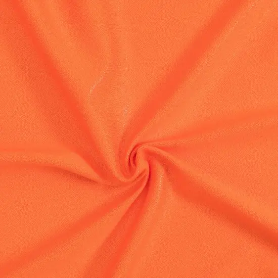 1 Yard Foggy Foil 4 Way Stretch Nylon Spandex Tricot Fabric For Swimwear Cosplay Dancewear 60&rdquo; Width Neon Orange {1}