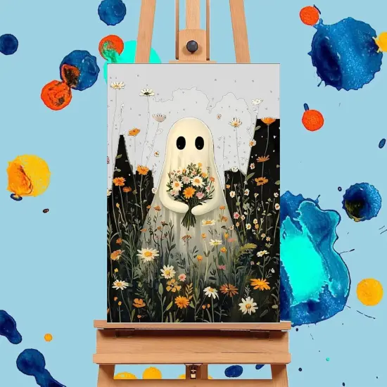 4 Pack Paint by Numbers Kit - Halloween {3}