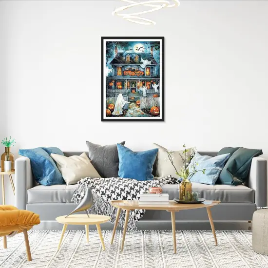 Halloween House Diamond Art Painting Kits {2}