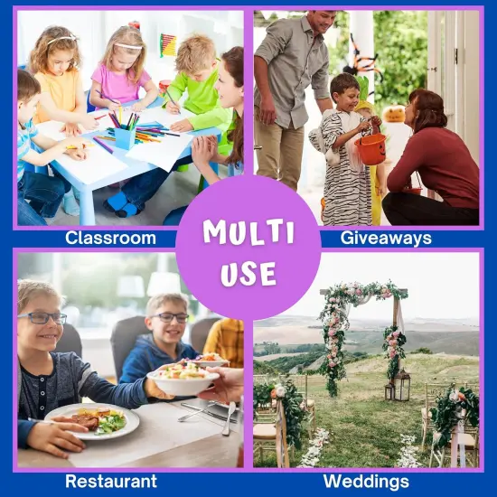 4E's Novelty 48 Boxes of 8 Packs Bulk Crayons for Kids,Non-Toxic Crayons Bulk Classpack Colors for Kids, Ideal School Supplies for Teachers & Students {6}