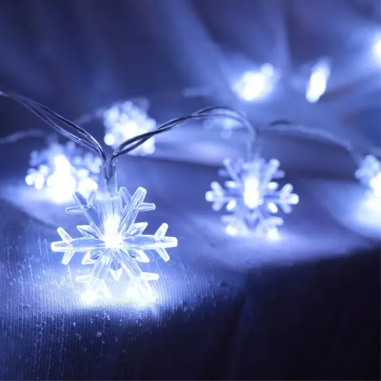Christmas Snowflake String Lights, 20 FT {2}