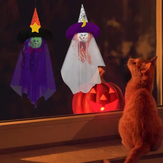 Halloween Hanging Ghost Decorations Outdoor {4}