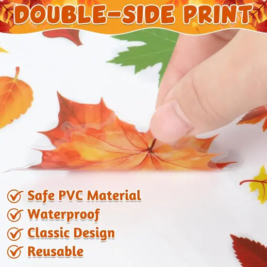 274 PCS Fall Window Clings, Double Sided Autumn Stickers,9 Sheets Fall Decorations {2}