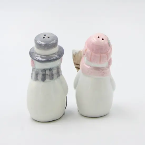 Ceramic Frosty the Snowman Christmas Decor Ceramic Salt and Pepper Shakers, Home D&eacute;cor, Gift for Her, Gift for Mom, Kitchen D&eacute;cor {5}