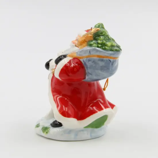 Ceramic Christmas Santa Carrying The Presents Ornament, Home D&eacute;cor, Gift for Her, Gift for Mom, Kitchen D&eacute;cor, Christmas D&eacute;cor {4}