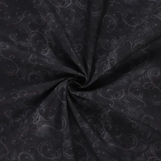 Mook Fabrics Elegance Cotton Fabric [45 in. Wide] - By The Yard Charcoal {2}
