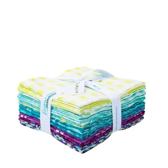 Expressions Batiks Fat Quarter Bundle in Daisy Dots B by Riley Blake Designs for Riley Blake (FQ-23406B-14) {1}