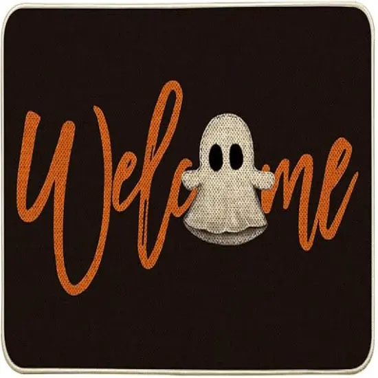 &ldquo;BOO&rdquo; Halloween Doormat &ndash; Low-Profile Indoor/Outdoor Rug for Porch or Entryway Decor {1}