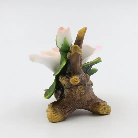 Ceramic Peace Rose Figurine, Home D&eacute;cor, Gift for Her, Gift for Mom, Nature Lover Gift {4}