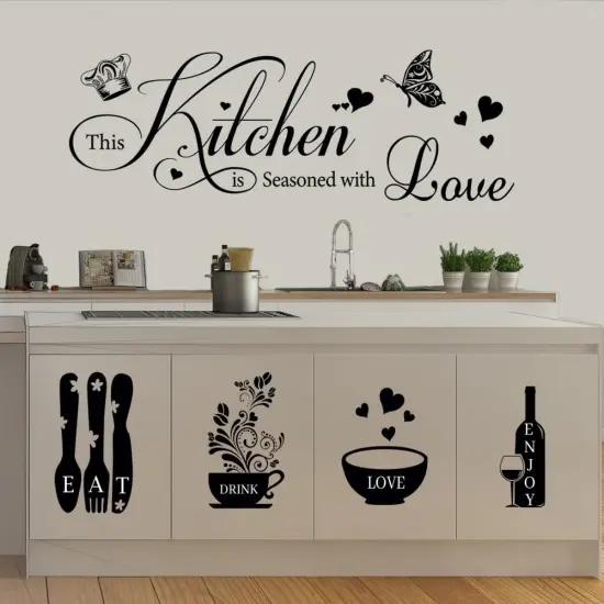 Kitchen Wall Stickers Kitchen Quotes Wall Decals {4}