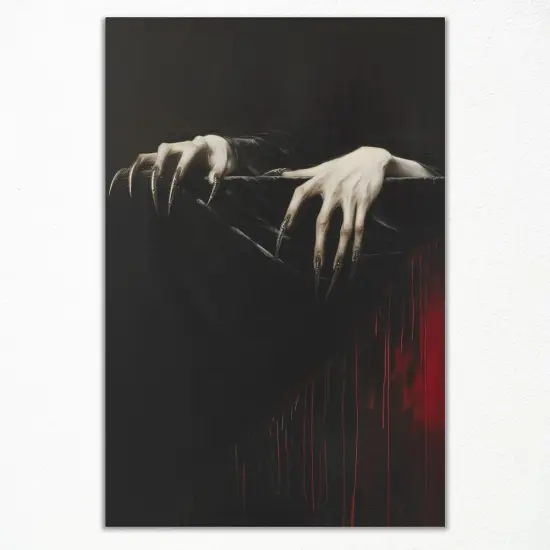 Clawed Hands Dracula Vampire Print {1}