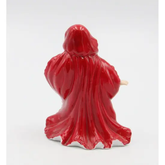 Ceramic Little Red Riding Hood Figurine, Home Decor, Gift for Her, GIft for Daughter {4}