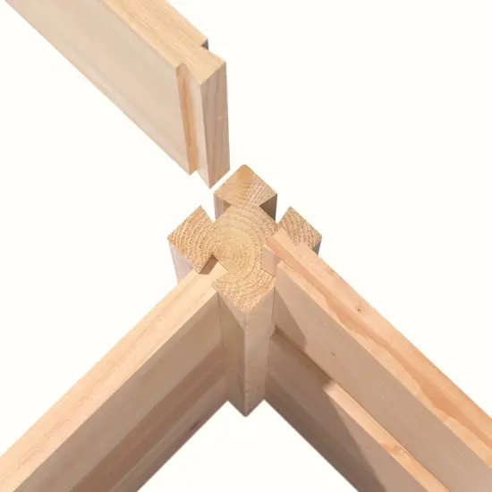 Natural Cedar Wood Raised Garden Bed 48x16 in with Deep Frame {4}