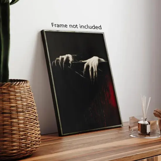 Clawed Hands Dracula Vampire Print {2}