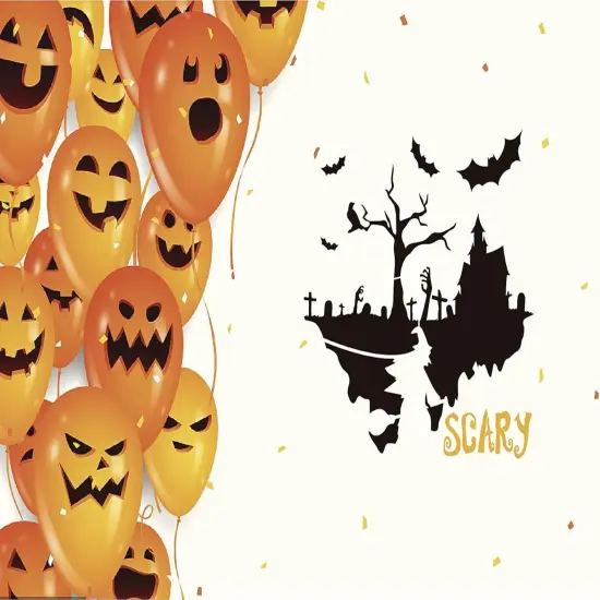 Large Halloween Window Stickers {3}