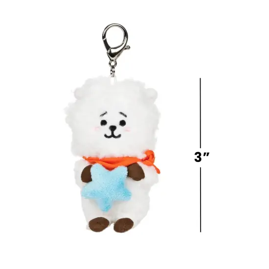 BT21 RJ 3 Inch Bumble Buddy Plush Clip {6}