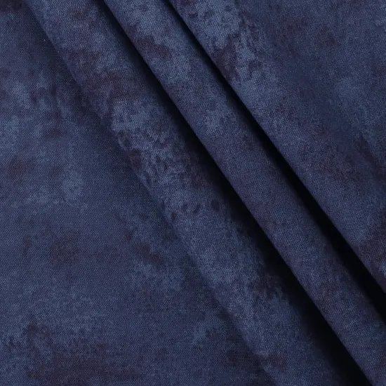 Mook Fabrics Marble Tex Cotton Fabric [108 in. Wide] - By The Yard Ensign Blue {2}