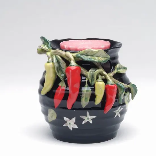 Ceramic Chili Pepper Tart Burner, Home D&eacute;cor, Gift for Her, Gift for Mom, Kitchen D&eacute;cor, Bathroom Decor {3}