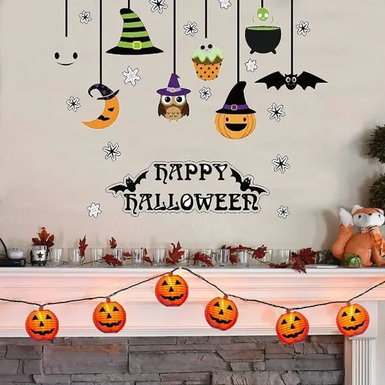 8.5Ft Pumpkin Lantern String Lights {3}