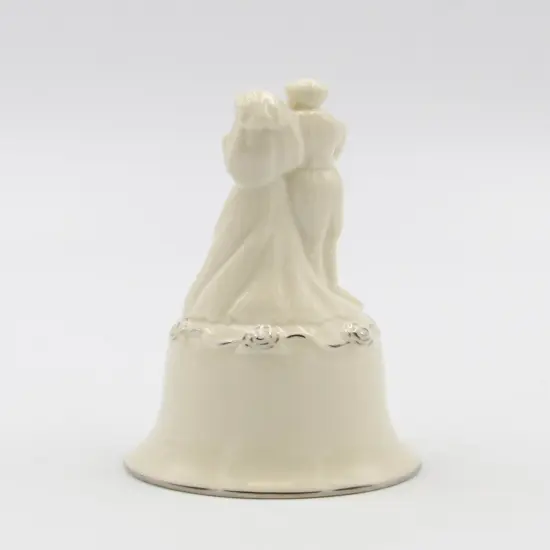 Ceramic 25th Anniversary Wedding Couple Bell, Wedding D&eacute;cor or Gift, Anniversary D&eacute;cor or Gift, Home D&eacute;cor, Vanity Decor {3}