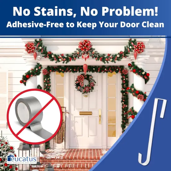 Christmas Wreaths Holder for Hanging Fall Halloween Decorations {4}