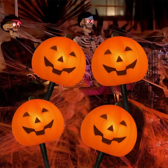 Pumpkin Pathway Lights Outdoor - 7Ft C7 {1}