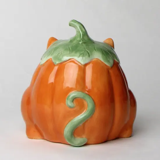 Ceramic Whisker Pumpkin Cat Candy Bowl or Key Holder, Home D&eacute;cor, Gift for Her, Gift for Mom, Kitchen D&eacute;cor, Fall D&eacute;cor, Halloween D&eacute;cor {6}