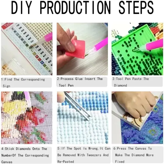 5D Full Round Drill Fluorescent Cat Diamond Art Kits {3}